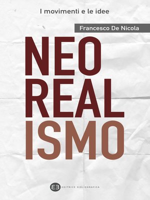 cover image of Neorealismo